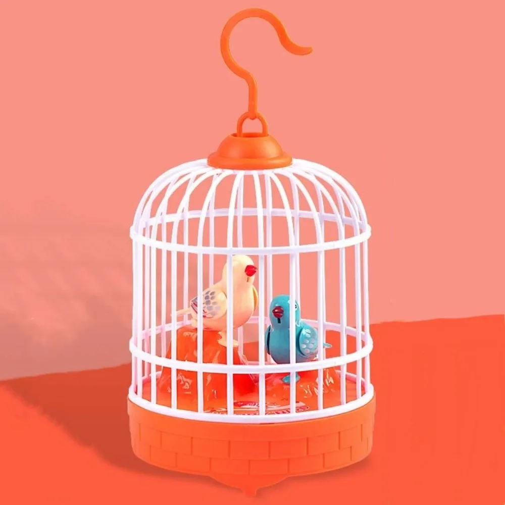 

Звуковое управление, электрическая клетка для птиц, игрушка, реалистичная голосовая клетка для попугая, говорящая электрическая светящаяся птица, забавная игрушка, имитация клетки для птиц