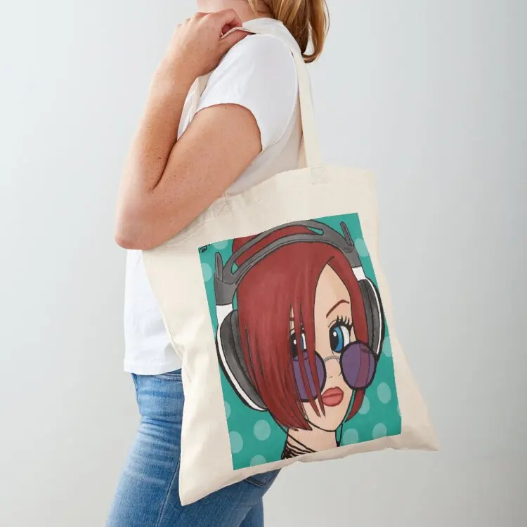 

Headphones Tote Bag Fabric bag tote bag university Reusable bags shopper bags for women