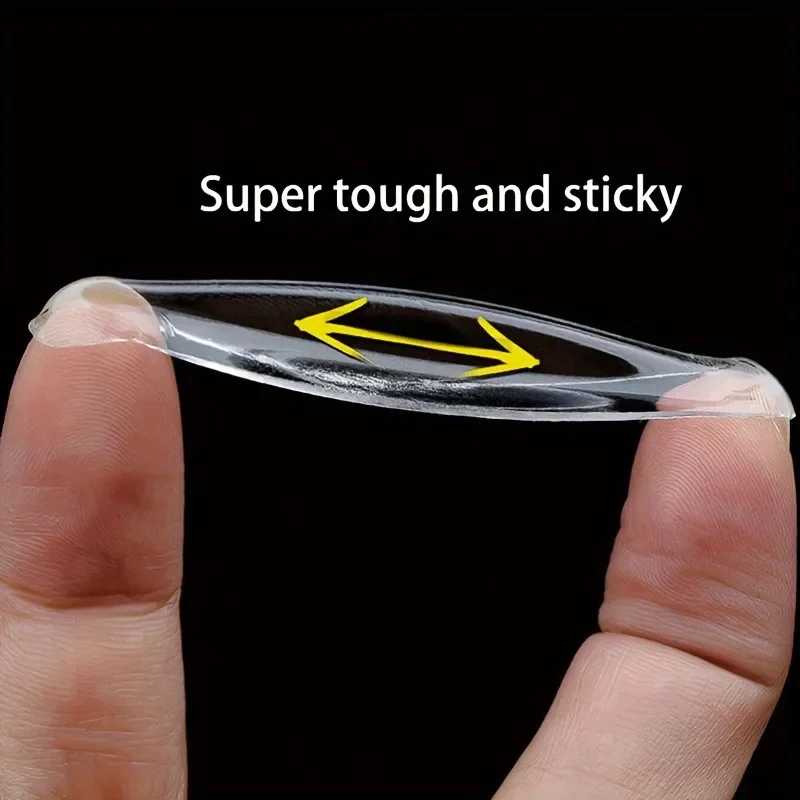 10-100Pcs Transparent Acrylic Double-Sided Adhesive Tape Strong Adhesive Patch Waterproof No Trace  Two Sided Mounting Gel Pads image 5