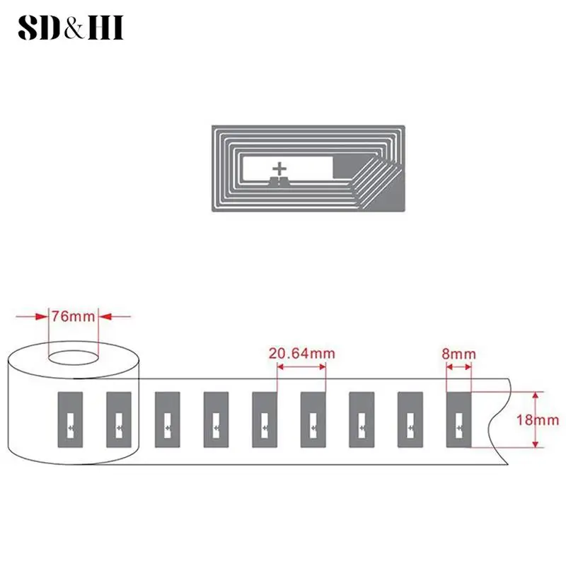 10pcs NTAG213 NFC Sticker ISO 14443A 13.56MHZ RFID Programmer Chip Universal