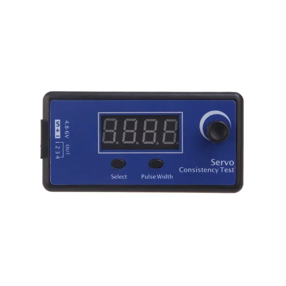 

DC/5-6V Mini 3 Modes Digital Servo ESC Consistency Tester Steering Gear Measurement for 1/10 RC Car Tool