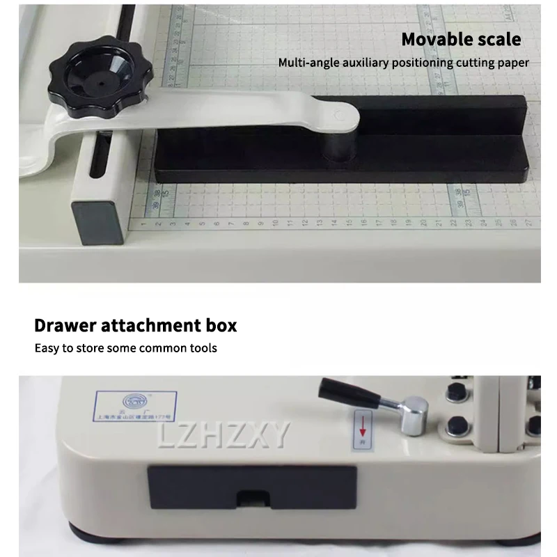 Imagem -04 - Cortador de Papel Manual Guilhotina Shredder de Folhas Heavy Duty Fábrica Escola Acessórios de Escritório 868 0.140 mm