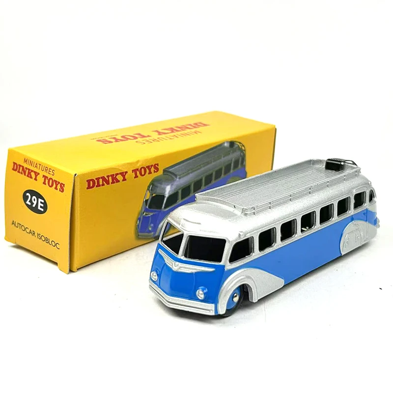 

Car Model Dinky Toys 1/43 Miniatures 29E Blue Autocar Isobloc For Collection