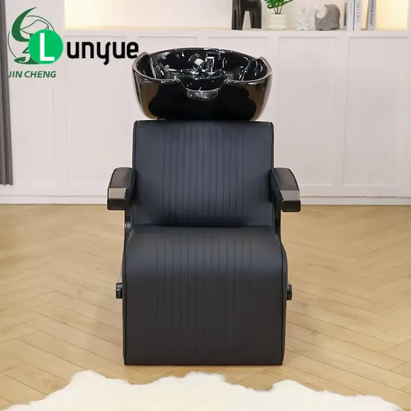 Electric Shampoo Chair Lifting Rotating Scalp Care Multifunctional Shampoo Bed for Spa Beauty Hair Washing Station