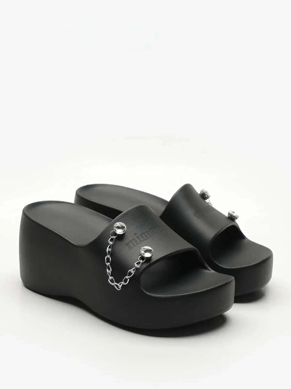 

Wedge Beach Thick Sole Eva Slippers Women Thick Platform Indoor Home Slides Woman Lightweight Non Slip Bathroom Flip Flops