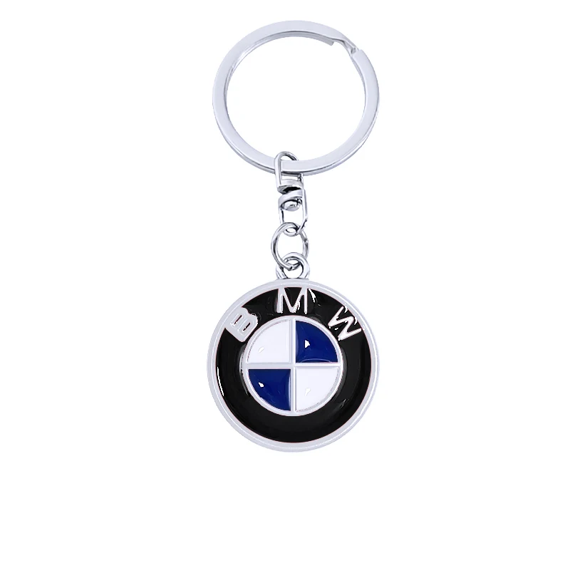 BMW Keychain Metal Emblem Black White keyring for e90 g26 e60 e46 f10 f30 e39 e36 f20 car motorcycle accessories Fashion Gifts