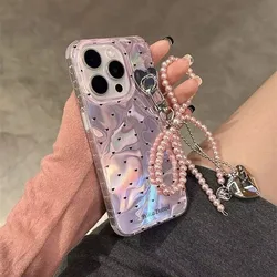 Love Laser Pink Case For Redmi Note 14 12 13 Pro Plus 11 11S 10 10S 9 9S 12S Redmi 13 13C 14C 12C A3 A4 Mi 13T 14T Cover Girl