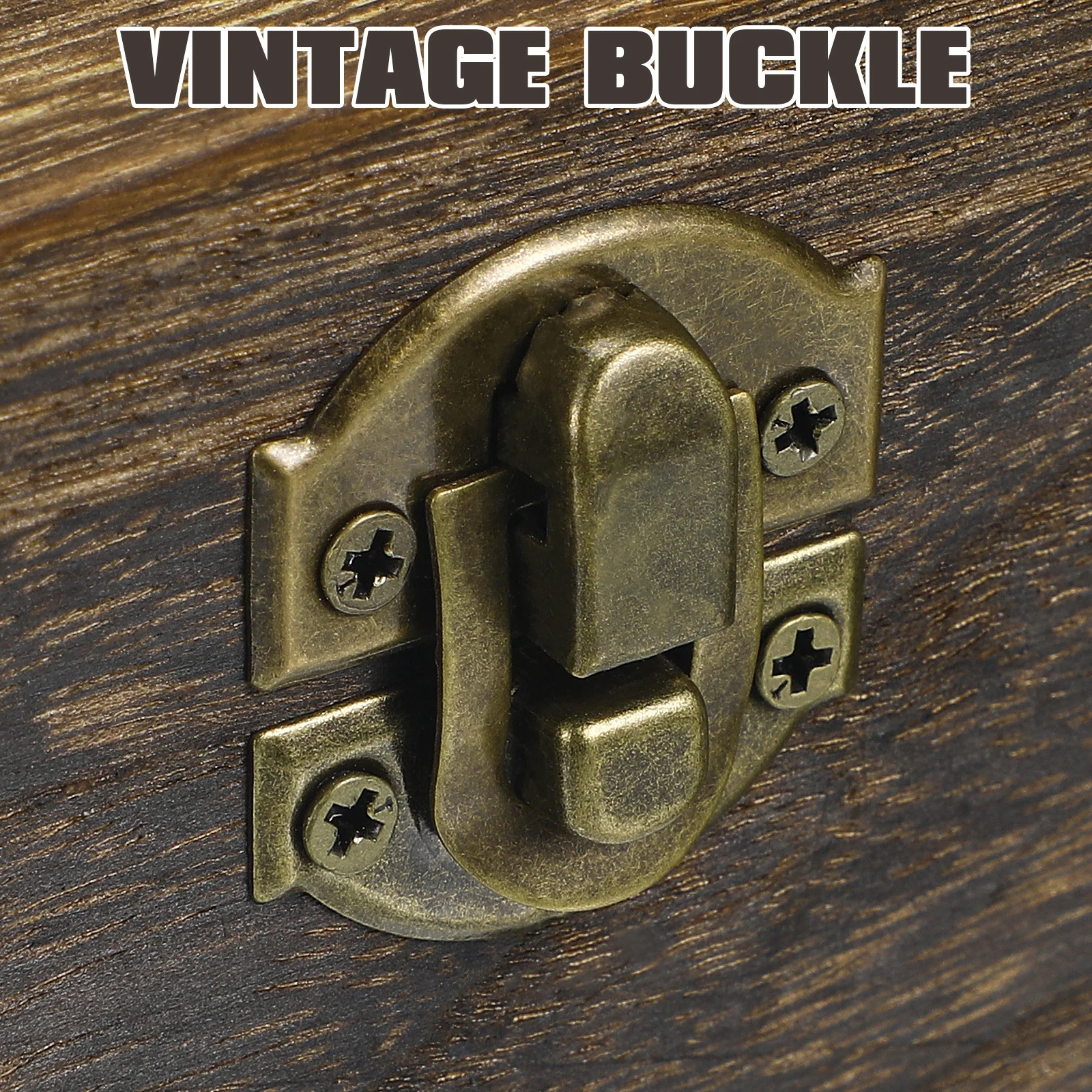 กล่องเก็บเครื่องประดับสไตล์วินเทจ 5 ช่อง 5 ชิ้น แบบเรียบง่าย