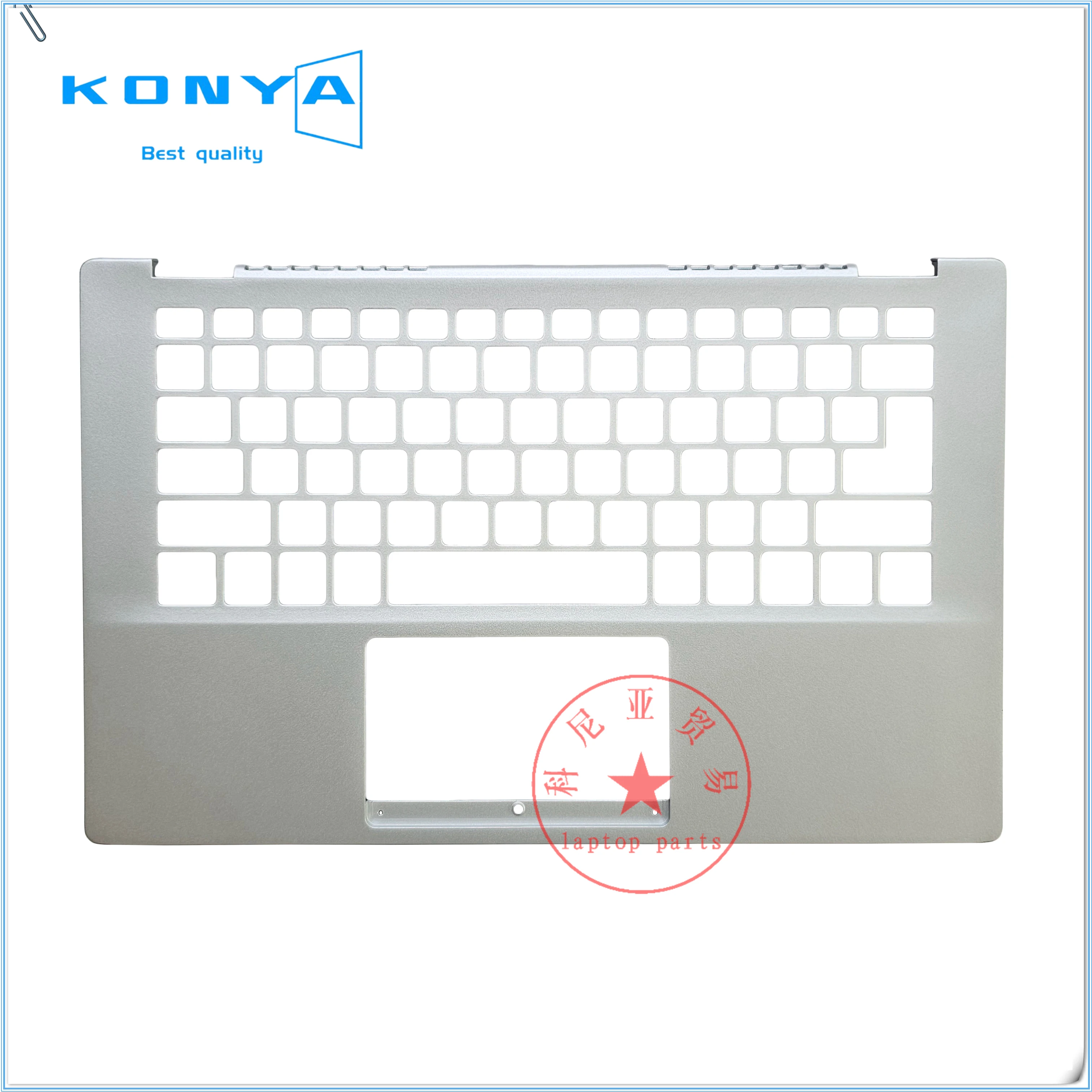 

New Original For Dell Inspiron 14 7490 Series Laptop Palmrest Keyboard Bezel Upper Case Cover 5C7J2 AM2KD000I01