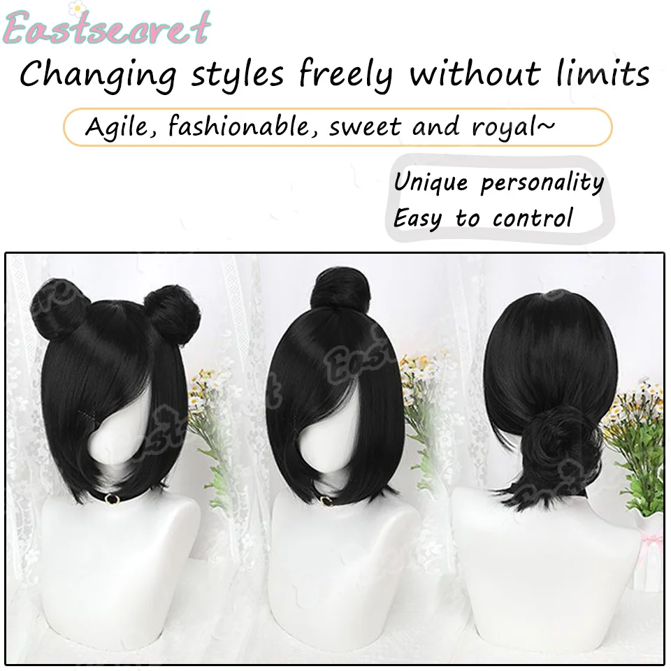 EAST Women's Hair Buns Synthetic Curly Chignon Ombre Claw Hair Messy Buns Updo claw Clip In Hairpiece For Women