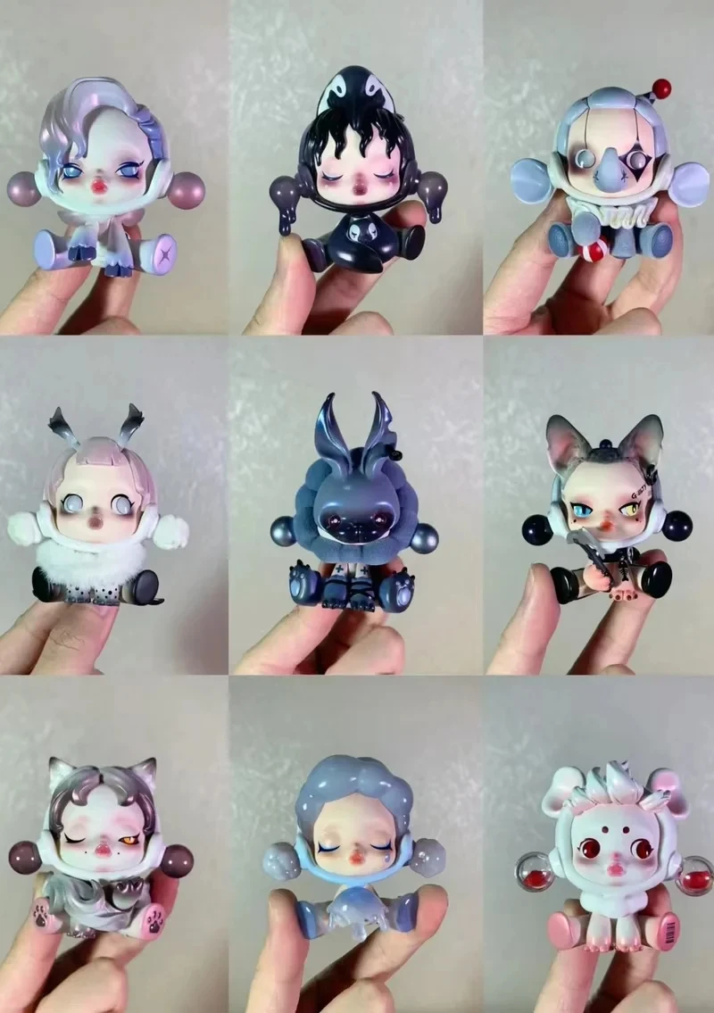 Heiße Neue Anime Skullpanda Die Schrei Der Tiere Serie Blind Box Puppe Spielzeug Kawaii Modell Puppen Desktop Spielzeug Ornamente Geburtstag Geschenke