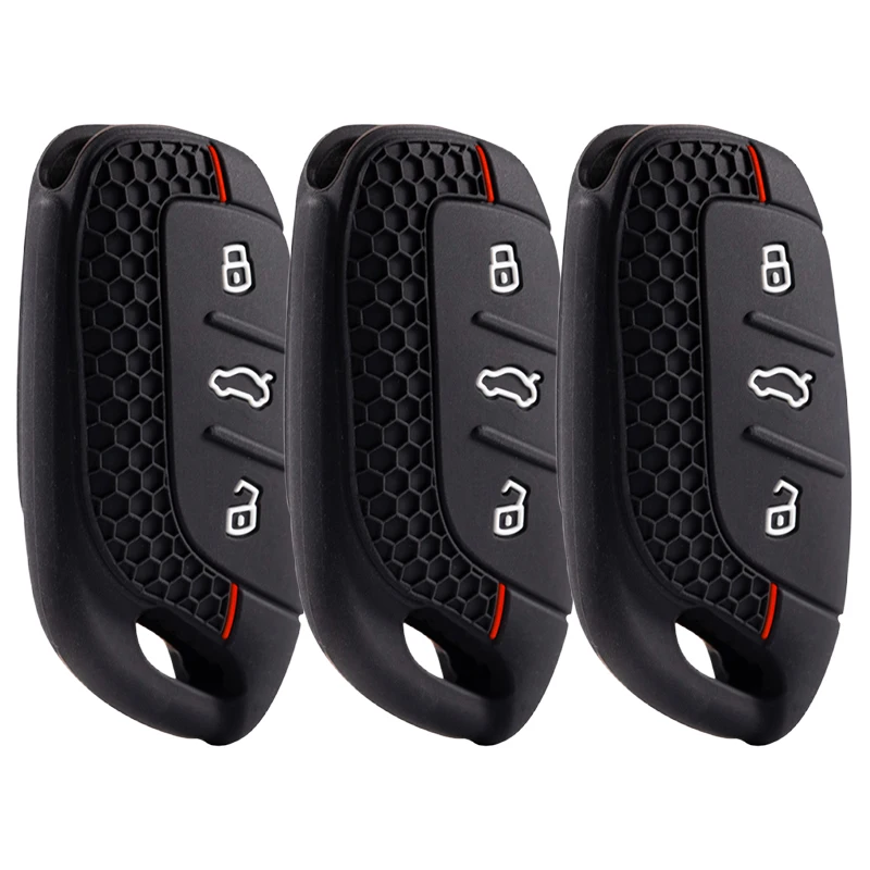 New Styling Silicone Car Key Case Cover For MG 4 2023 Mg4 Ev HS GT ZS EV ZX Roewe RX5 MG3 MG5 MG6 MG7 MG ZS GS 350 360 750 W5
