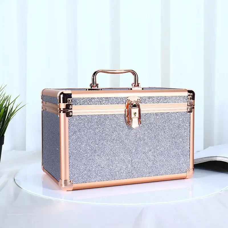 2024 New Brand Makeup Box Artist Professional Beauty Cosmetic Cases Make Up Bag Tattoo Nail Multilayer Toolbox Storage Organizer