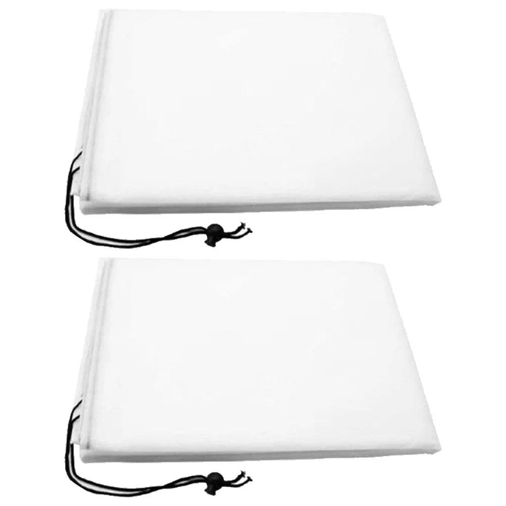 

2pcs Plant Cover Freeze Protection Non-Woven Fabric Frost Proof Garden Protector For Vegetables Trees Outdoor Winter Use