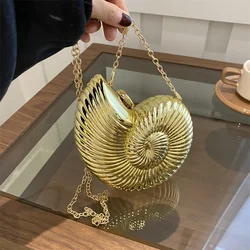 High Quality Design Single Shoulder Bag Hot Sale 2024 Fashionable and Minimalist Crossbody Bag Snail Shape Crossbody Bags