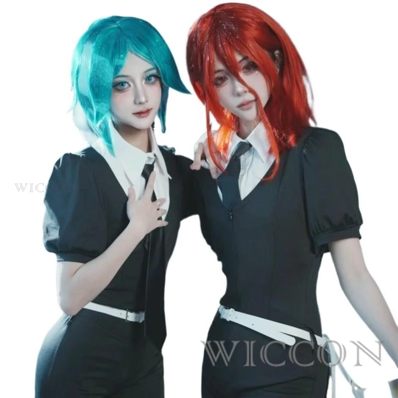 Land Of The Lustrous Cosplay Phosphophyllite Cinnabar Diamond Bortz Houseki Cosplay Costume Playsuit Outfits Uniforms Suits Wig