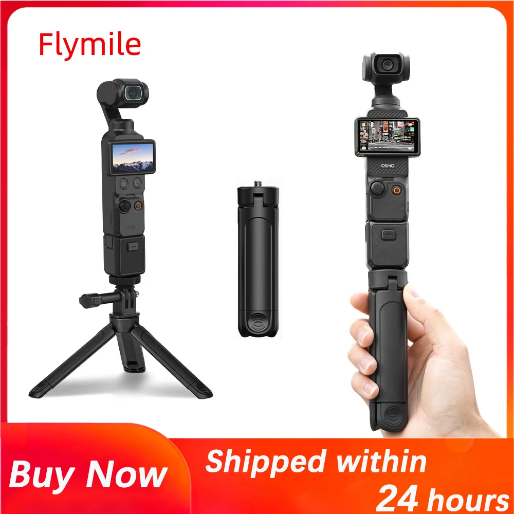 

Flymile Portable Extendable Tripod,For DJI Osmo Pocket 3/4,With 1/4 Screw,Compatible With Other Adapter,Pocket 3/4 Accessories