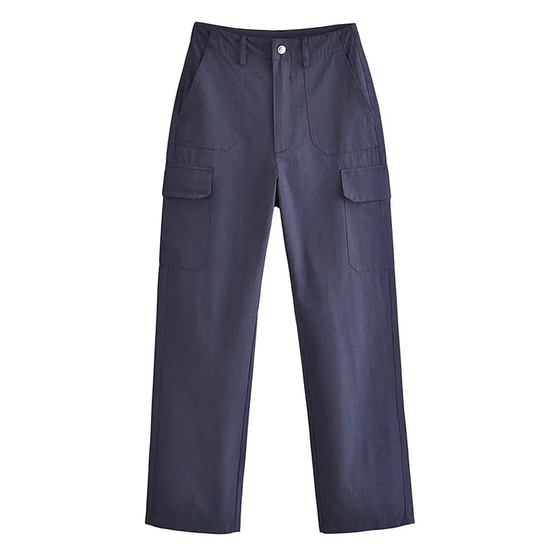 Plones versátiles de pierna recta para mujer, ropa de trabajo, moda de otoño , plones informs de cintura alta,...