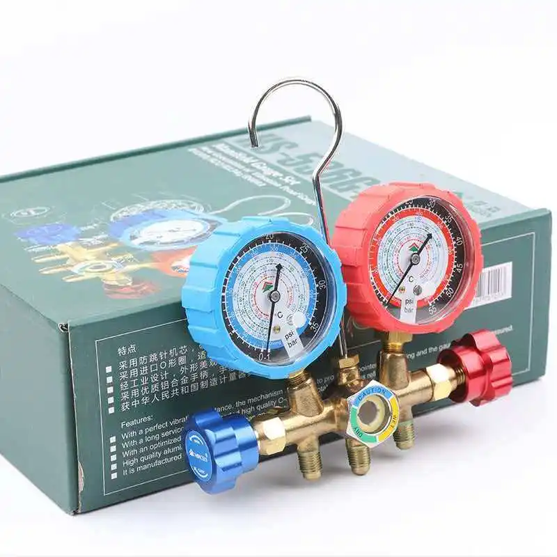 

Hongsen HS-536G-R410A air conditioner dual gauge group fluorine gauge group R22/R32 refrigerant gauge snow gauge pressure gauge