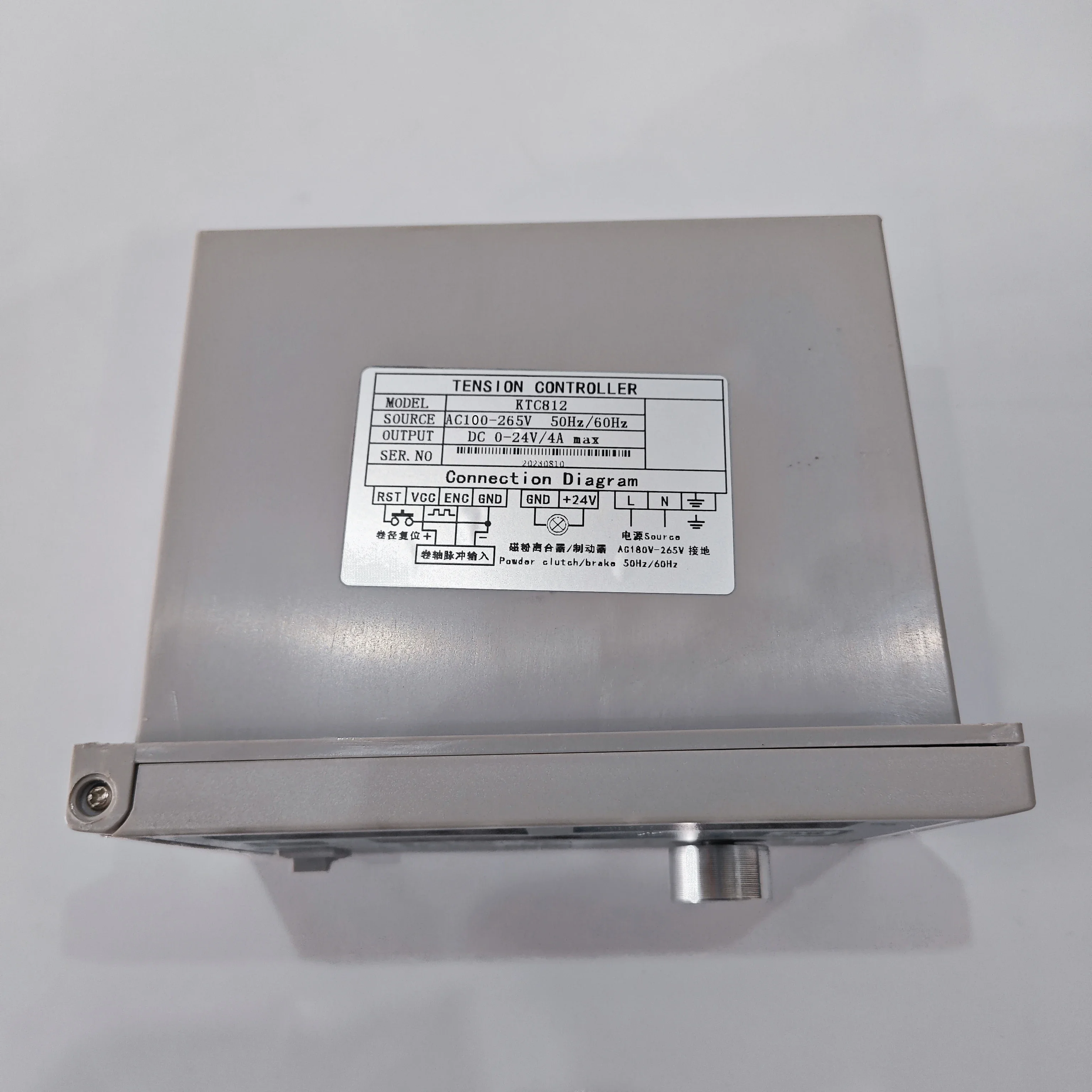 KTC812 وحدة تحكم التوتر شبه الأوتوماتيكية | التحكم في توتر الملف بمستشعر القاعة لفرامل المسحوق المغناطيسي / نظام عزم دوران القابض #4