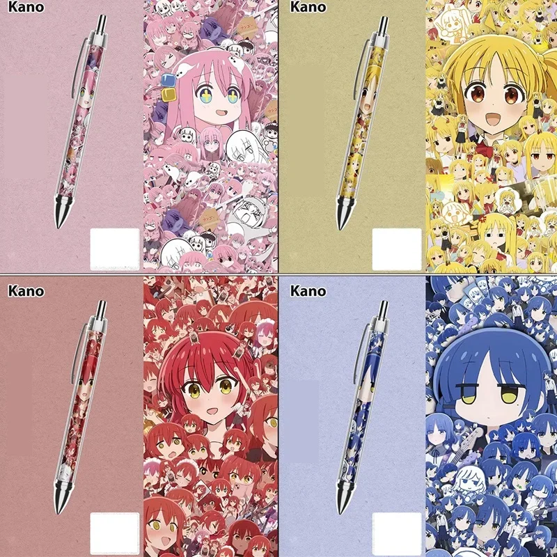 Anime 0.5mm Black ink gel pen School Supplies kids Stationery gift  customization Pen