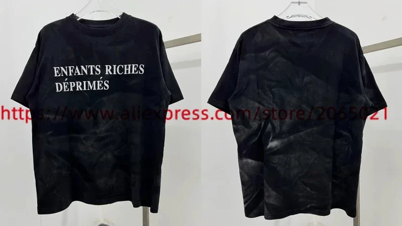 Enfants Riches Deprimes T Shirt Men Women ERD T-shirt 1:1 High Quality Summer Style Tops Tee Short Sleeve