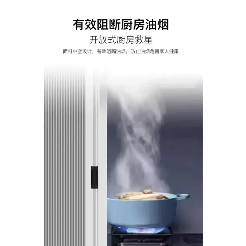 

[2026] Hot Sale Open Kitchen Sliding Door, Folding Honeycomb Door Curtain, Partition Door Curtain, No Punching, Waterproof Bathr