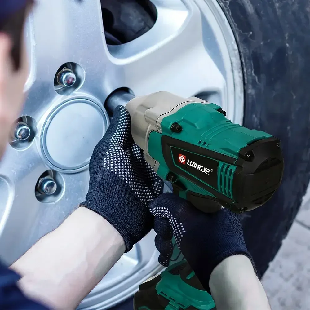 

2025/1000N.m 21V Max Cordless Torque Wrench Battery Tool Set Hand Driver Electric Brushless Power industrial impact wrench