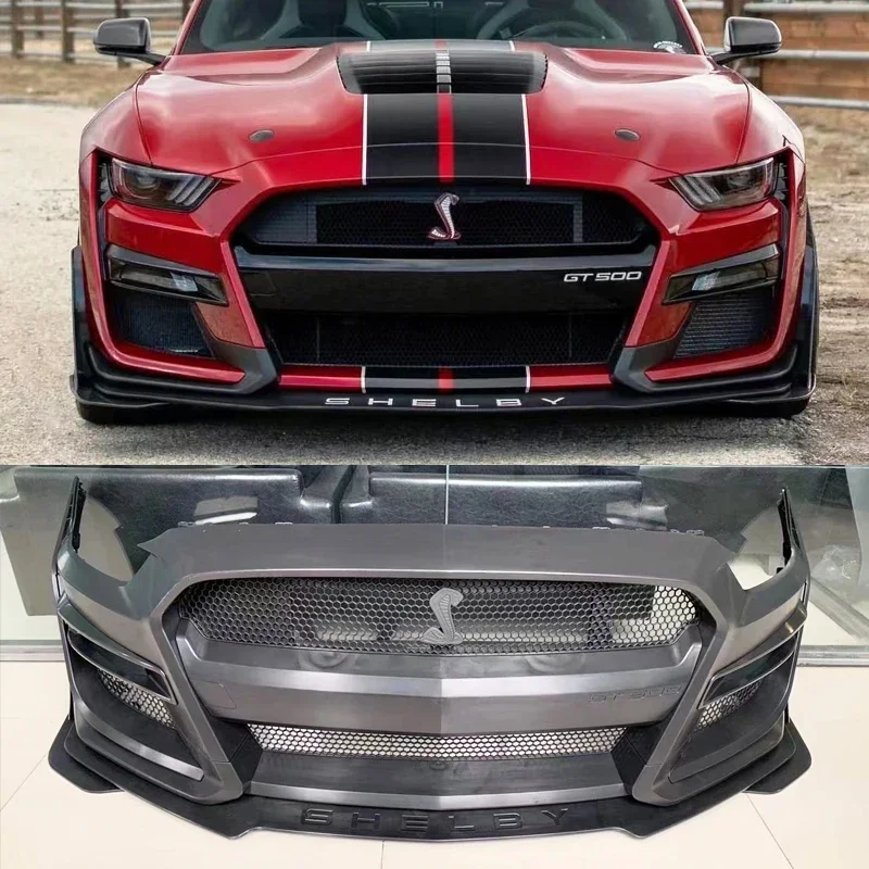 

Комплект для Ford MUSTANG GT500 Shelby Bodykit, передний бампер, задний бампер, задний диффузор, комплект для Ford Mustang 2015-2017