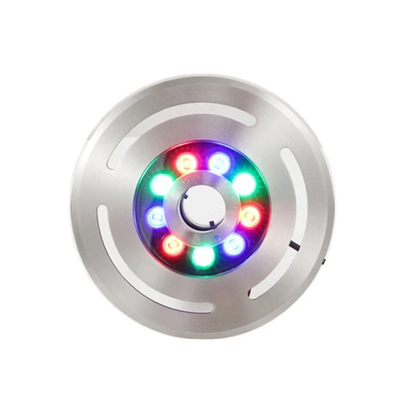 12W RGB LED oświetlenie basenu IP68 wodoodporne wbudowane światła fontannowe 6W 9W lampa podwodna staw Led Piscina Luz reflektory