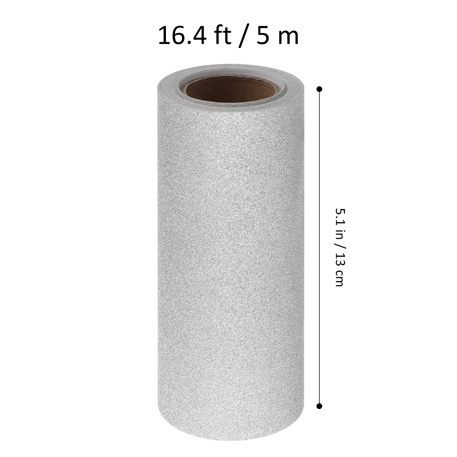 Bingkai Buletin Dekoratif Perak 13CMx5M untuk Wallpaper Glitter, Dekorasi Kamar Mandi dan Rumah, Perekat Tempel