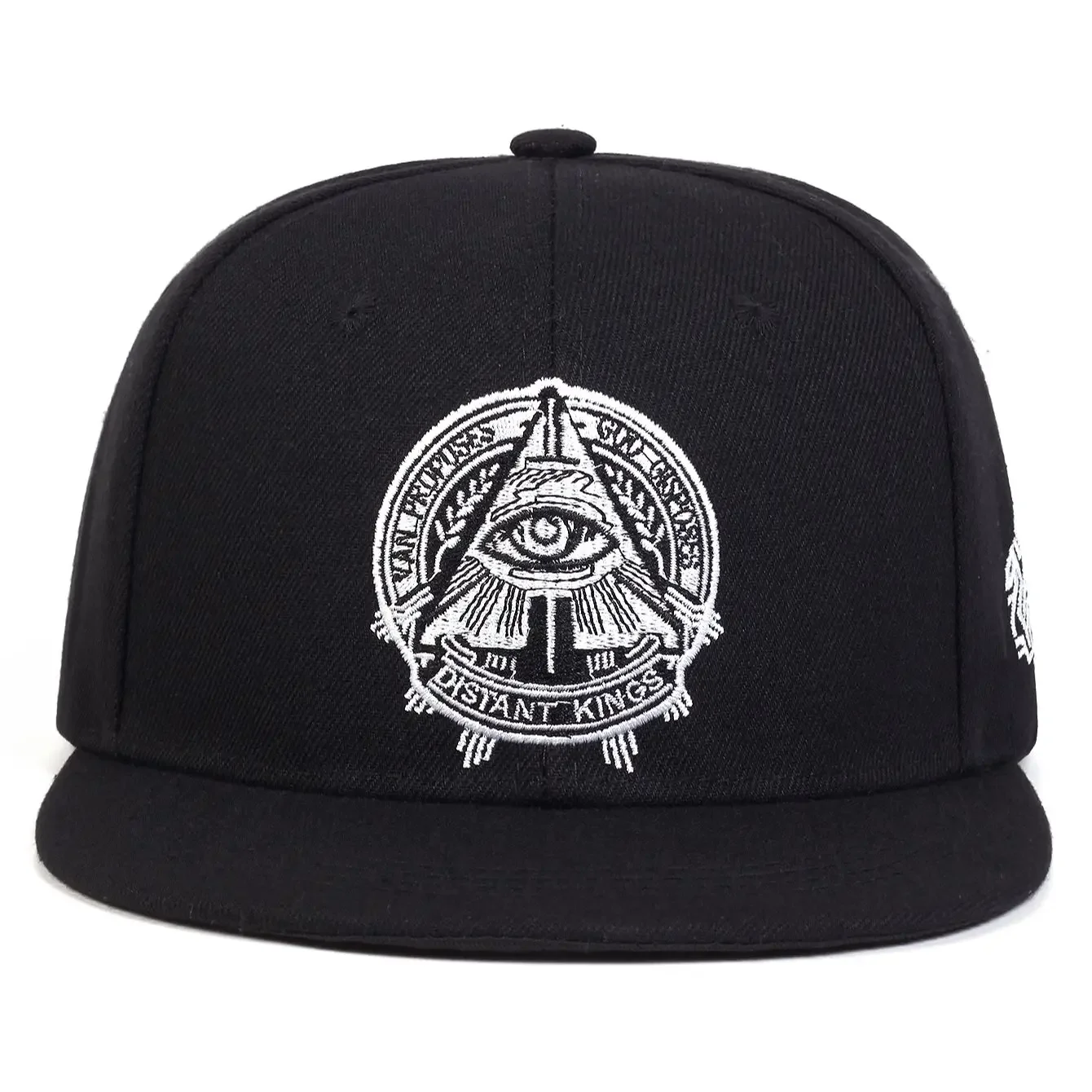 Fashion Fastball Cap The Eye of God Faux Suede Hip Hop Red Snapback Hat for Men Women Adult Outdoor Casual Sun Baseball Cap