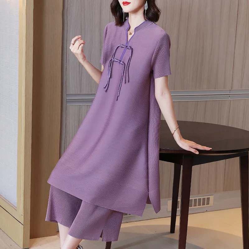

Light Mature Style Women's Fashion Suit Women's Summer Style Design Sense Of Minority Set
