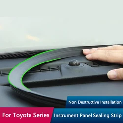 Qhcp Auto Dashboard Afdichting Strip Stickers Geluidsisolatie Rubber Strip Fit Voor Toyota Serie Rav4 Camry Corolla Interieur Accessoire