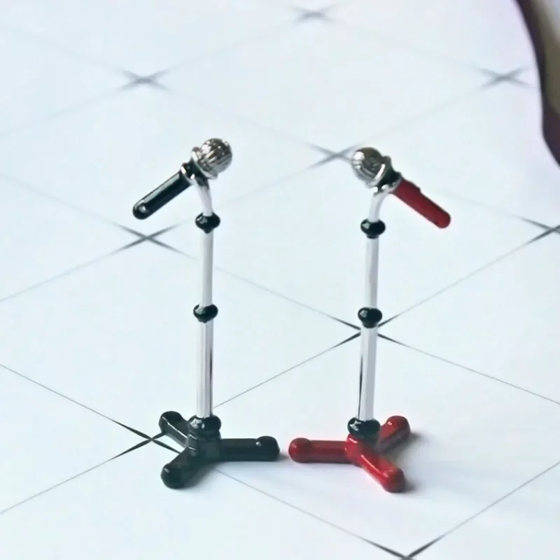 Mini Simulation Short Microphone 1Pc, Creative Miniature Model, Dollhouse Scene Decor Accessories