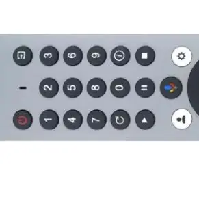 Control Remoto Inteligente con Activación por Voz RM-C3293, Reemplazo Ergonómico Compatible con JVC 4K Ultra HD Smart TV Serie RM-C3295
