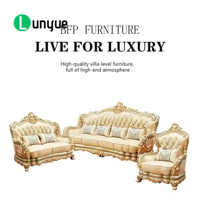 Luxury European Classical Solid Wood Sofa Cover For High End Living Room Furniture One Stop Home Decor Elegant Style