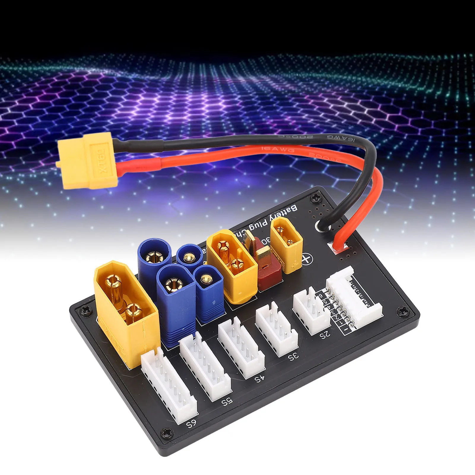 Charging Expansion Board Parallel Charging Board XT90 XT30 EC3 EC5 T XT60 6S Battery Balance  Adapter Board