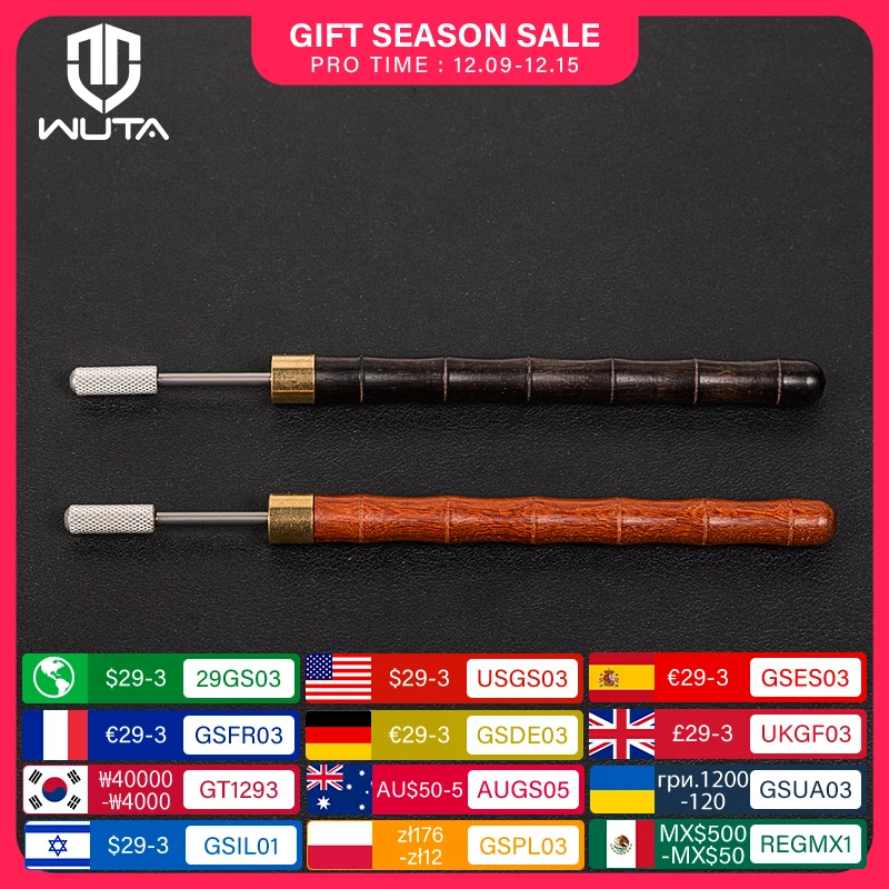 WUTA Leather Edge Paint Roller Applicator Edge Oil Finish Tool DIY Leather Dye Painting Pen Leather Craft Tools Accessories