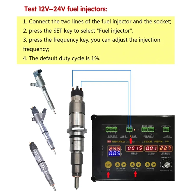 

W10 Injector Stepper Motor Urea Pump Solenoid Valve Actuator Truck Agricultural Repair Tool Excavator Test Drive Device