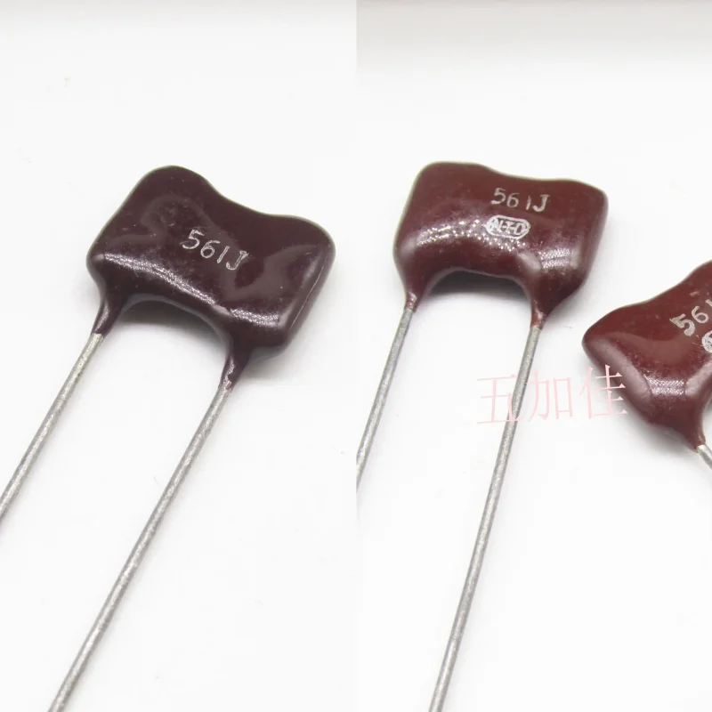 

5-30pcs 561J imported from Japan 500V560PF 5% NTD fever audio silver mica capacitor pin distance 9mm