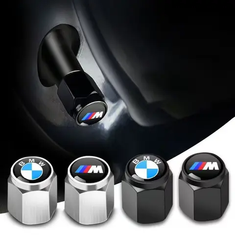5pcs Car Wheel Tire Valve Caps Air Stem Covers Accessories for BMW M E34 E36 E60 E90 E46 F10 F20 F30 X5 X6 X1 M3 M5 M6 E71