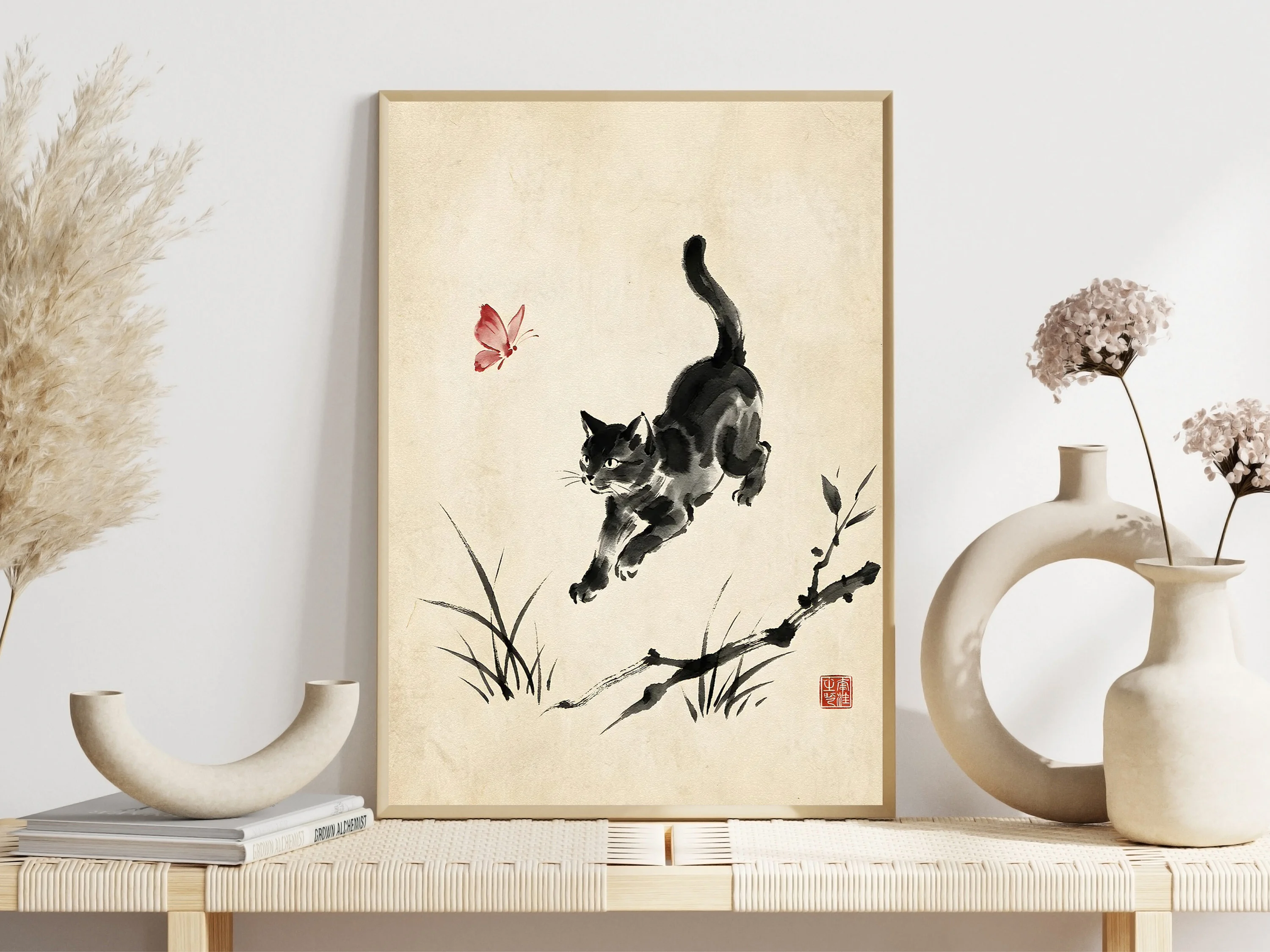 Japanische Katze beim Schlafen – Japanese Minimalism Lifestyle Bewertung und Preis