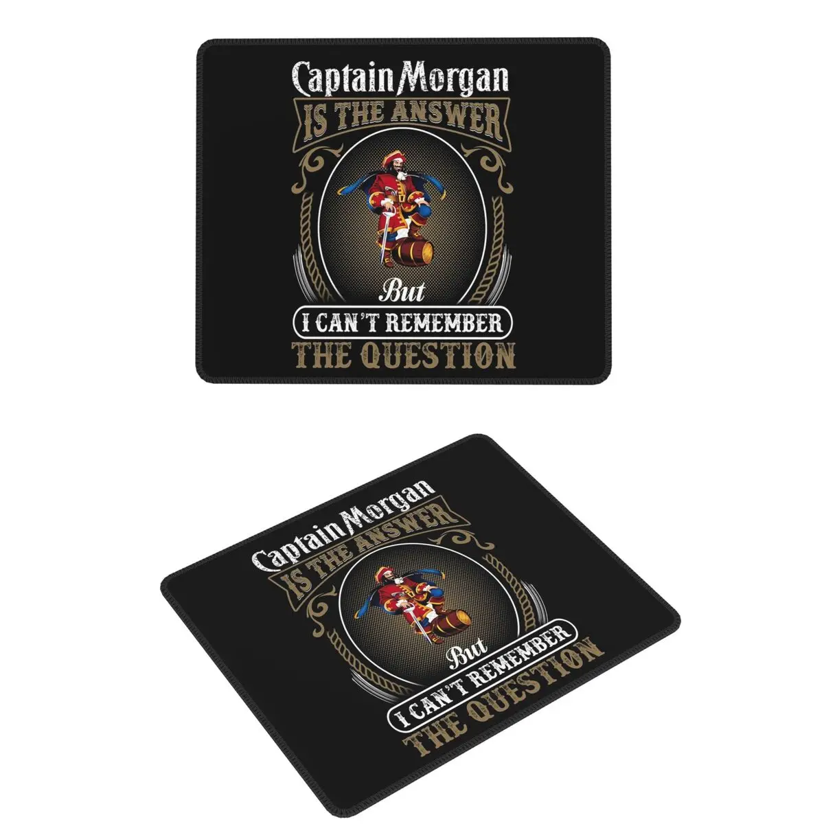 Captain Morgan Muismat Computertoetsenbord Muismat Gaming PC Laptop Bureaumat Kantooraccessoires Placemats