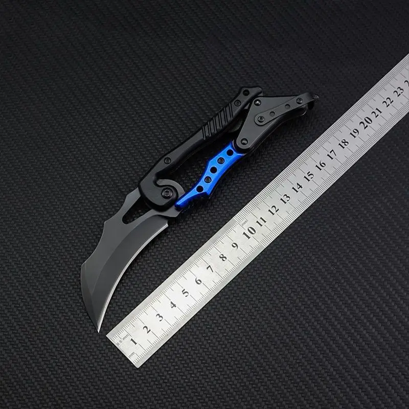 

Outdoor folding household multi-functional field camping survival knife claw knife
