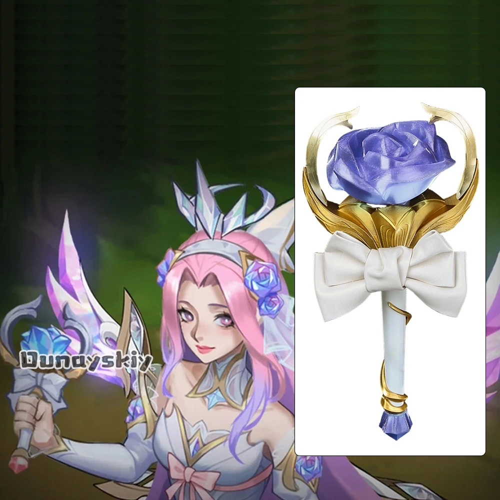 Spiel LOL Seraphine Seraphine Cosplay Mikrofon Prop Handgemachte PVC Material Perfekte Kopie 28,5 CM Seraphine Rollenspiel Prop