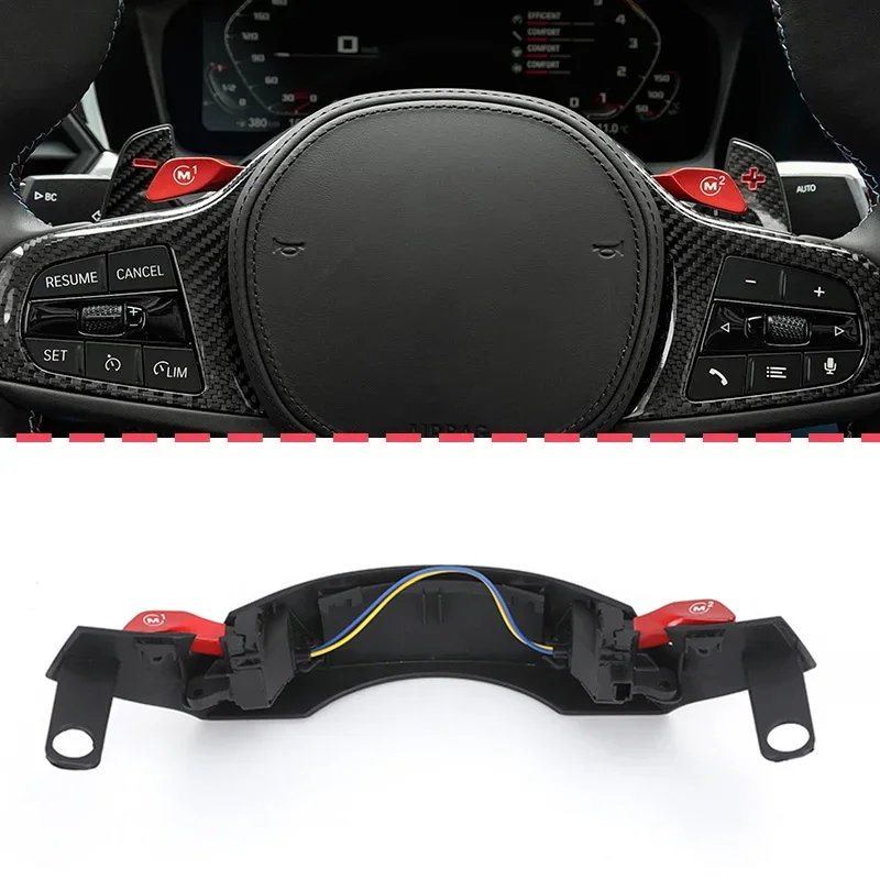 Steering Wheel Red M1 M2 Buttons Driving Mode For BMW X3 G01 X4 G02G14 G15 G16 G05 G06 G07 G20 G21 G22 G30 G31 G32 G80 G29 G42