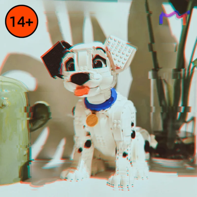 

1722 шт., строительные блоки для щенков далматинцев Диснея, наборы для животных и собак, кирпичи MOC-43269, подарки на день рождения, игрушка, орнамент, домашний декор