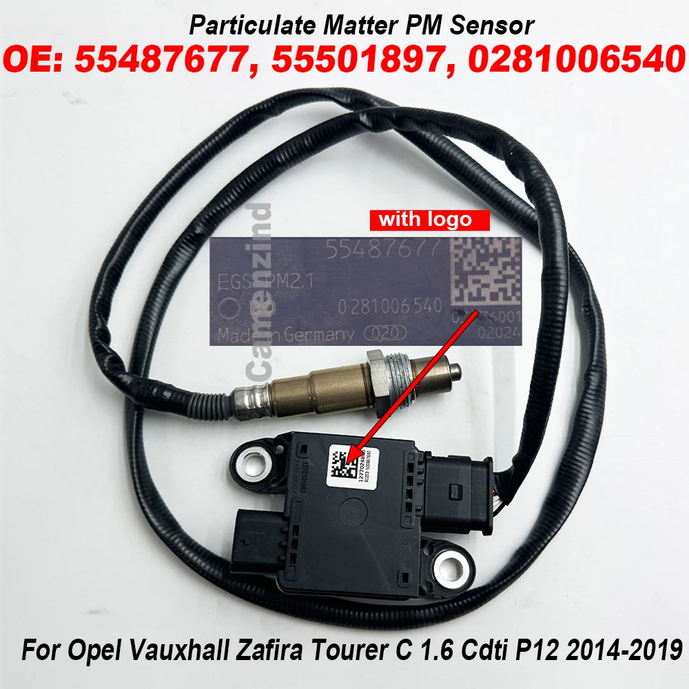 

55487677 55501897 855608 Датчик PM Датчик твердых частиц 0281006540 для Opel Vauxhall Zafira Tourer C 1,6 Cdti P12 2014-2019