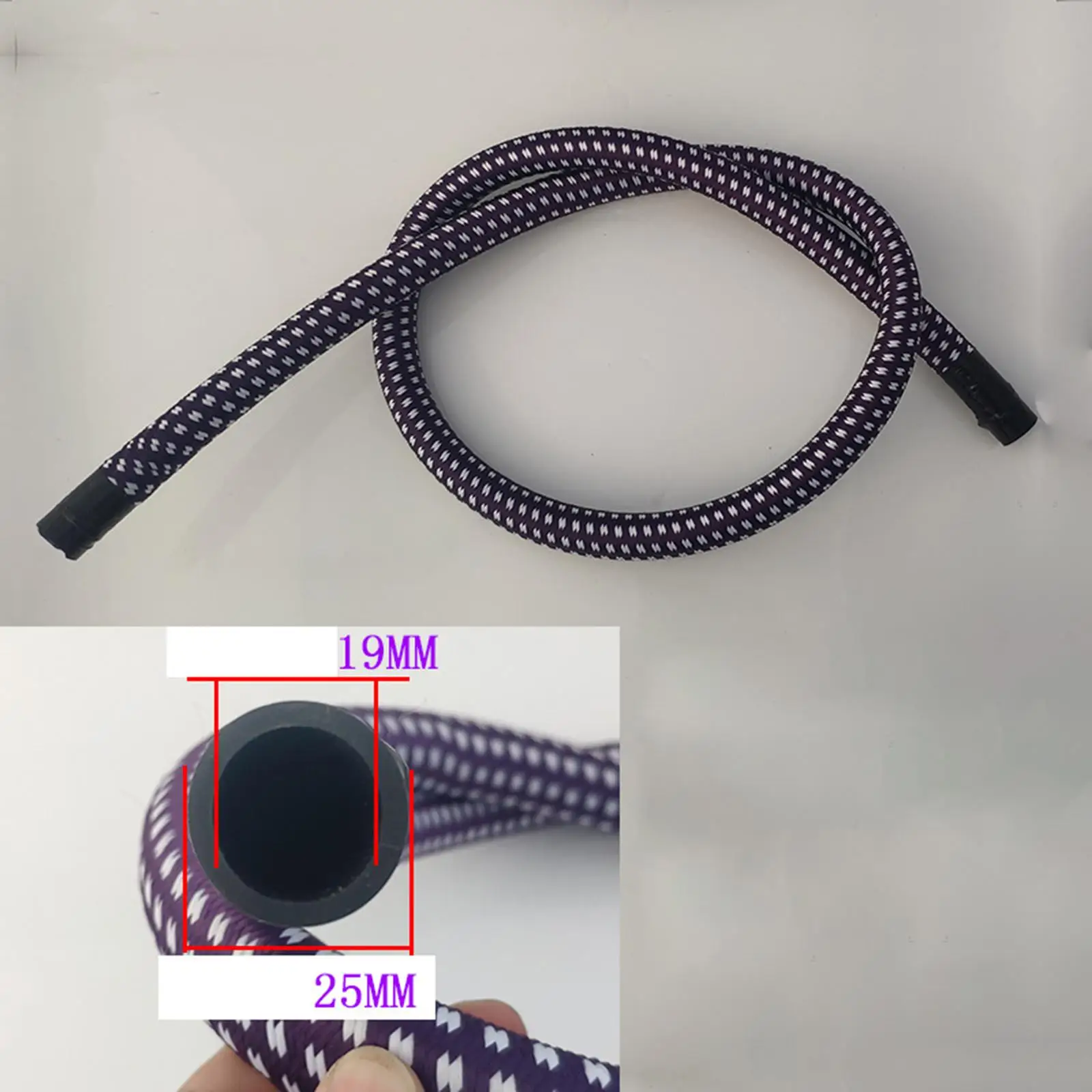 Garment Steamer Air Hose Heat Resistant Smooth Air , Insulating Nylon Braid Parts, Household Elastic Practical